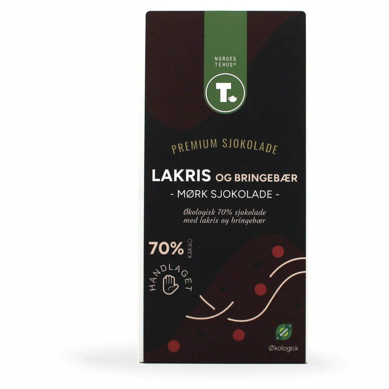 Dark chocolate 70% - Licorice - organic