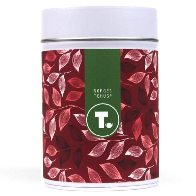 Small box for tea with red decoration (0.6 litres)